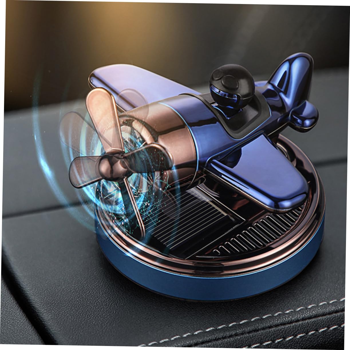 ULTECHNOVO 2pièces Décoration De Voiture Aromatique Avion Solaire Diffuseur De Parfum Innovant pour Intérieur De Véhicule Accessoire Indispensable pour Maison Et Bureau Design Élégant