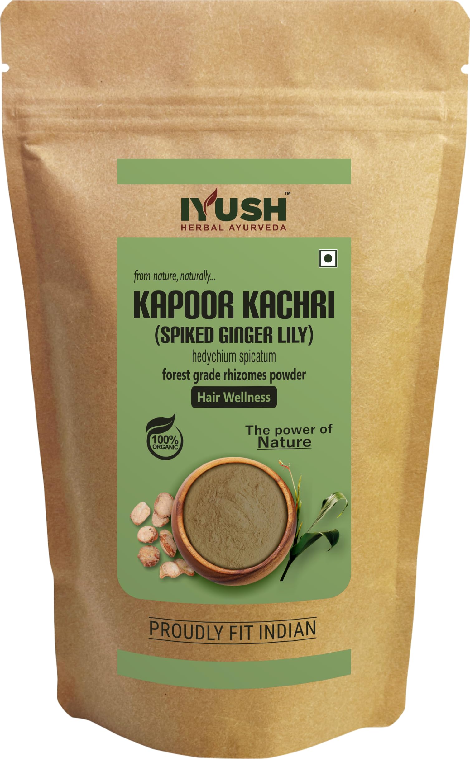 Kapoor Kachri Powder for Hair Growth, 400 gm | Kapur Kachri Powder for Hair | Kapoor Kachari Powder | Kapur Kachri Powder for Skin | Gandha Kachuralu Powder | Kapoor Kachari for Hair and Skin |