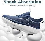FitVille Men's Wide Road Running Shoes Athletic Sneakers Lightweight Workout Walking Shoes - Highland Core Jogger V1