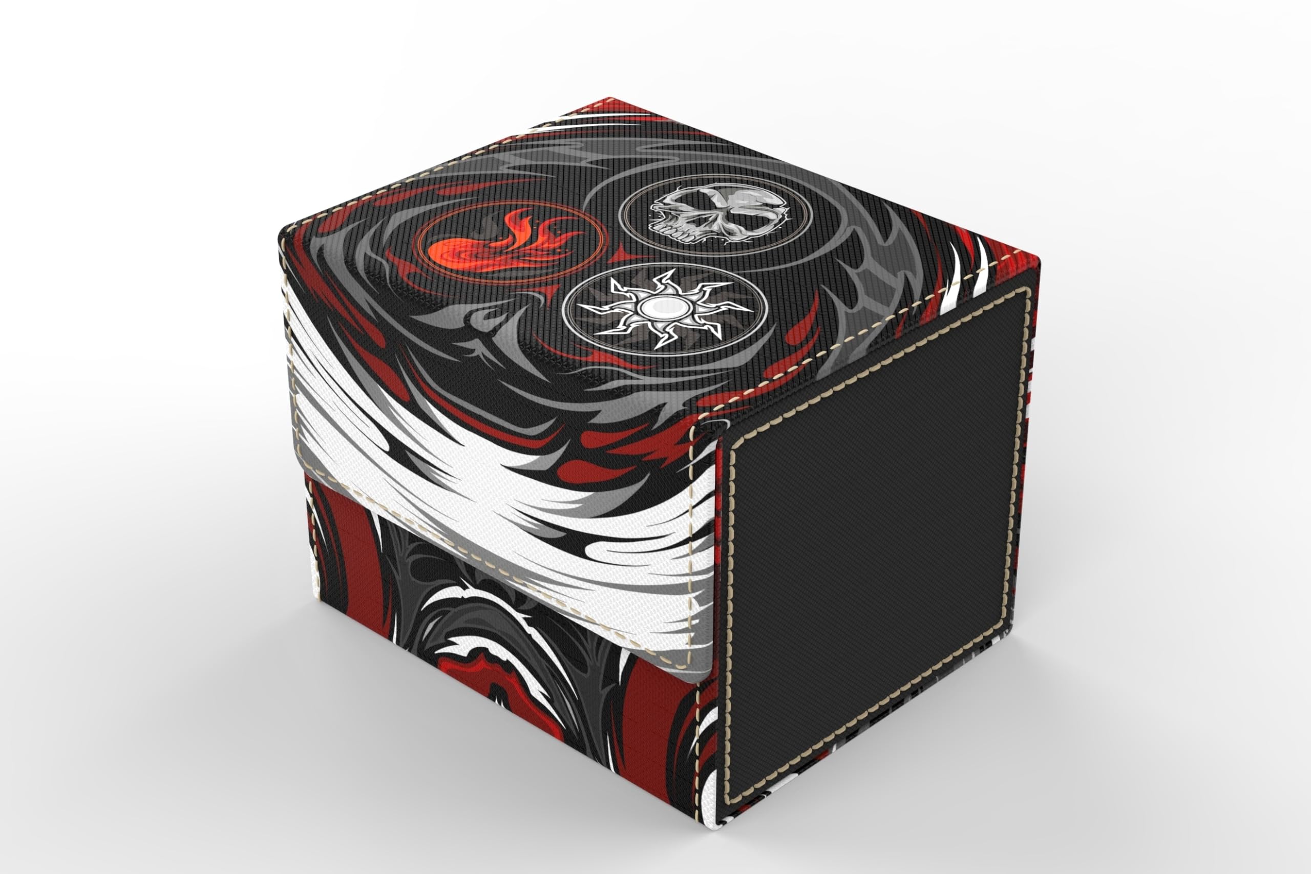 Ai Armor The Vault- TCG/MTG Color Combo Deck Boxes (White/Black/Red)