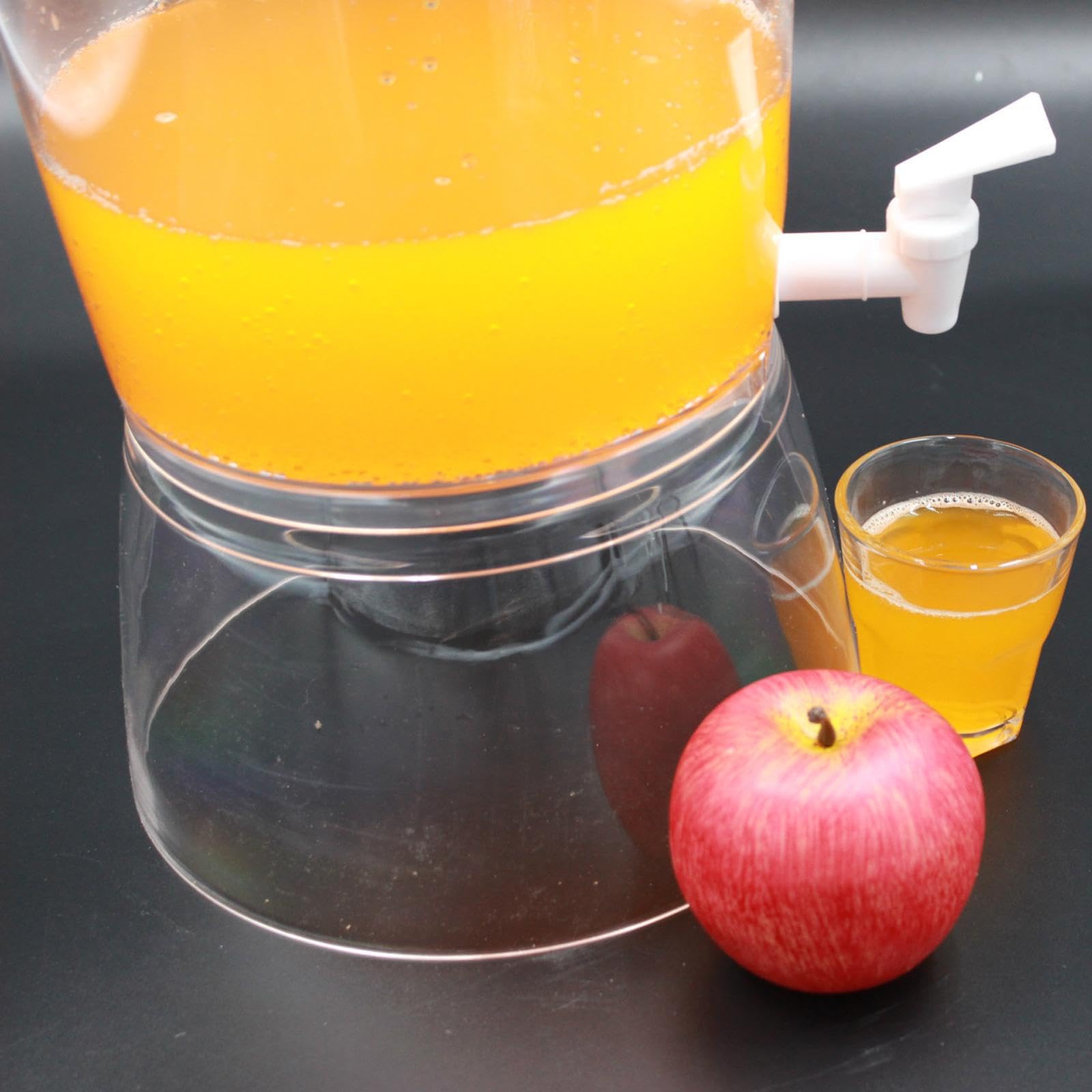 Dispensador de Bebidas de Gran Capacidad con Tapa, Jarra de, Dispensador de Bebidas Tipo Barril