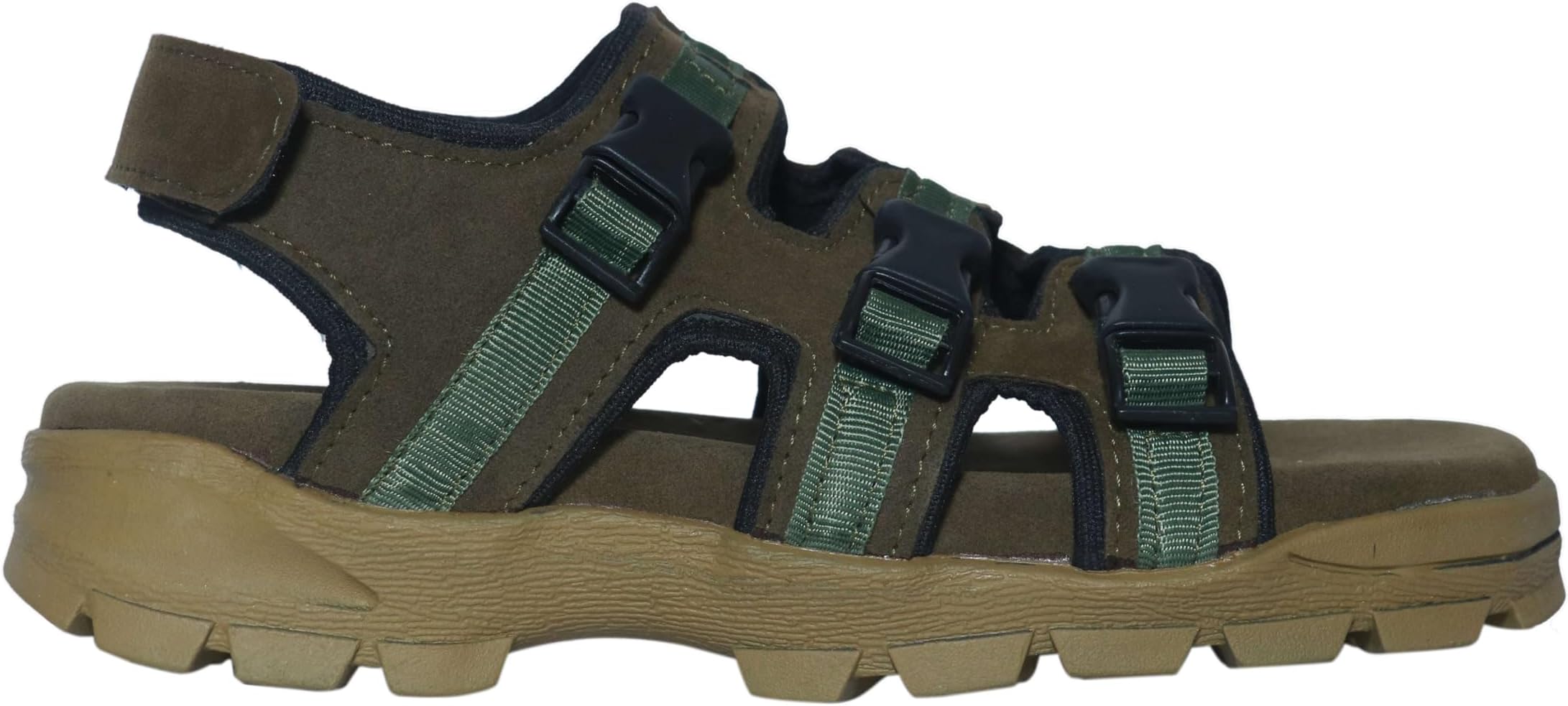 Men's Suede Sports Sandals | Adjustable Strap Design | Lightweight Airmix Sole | Comfortable Sandals | Anti-Slip Casual Footwear