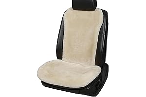 2-Pack Genuine Australian Sheepskin Auto Front Seat Cushion Soft Covers