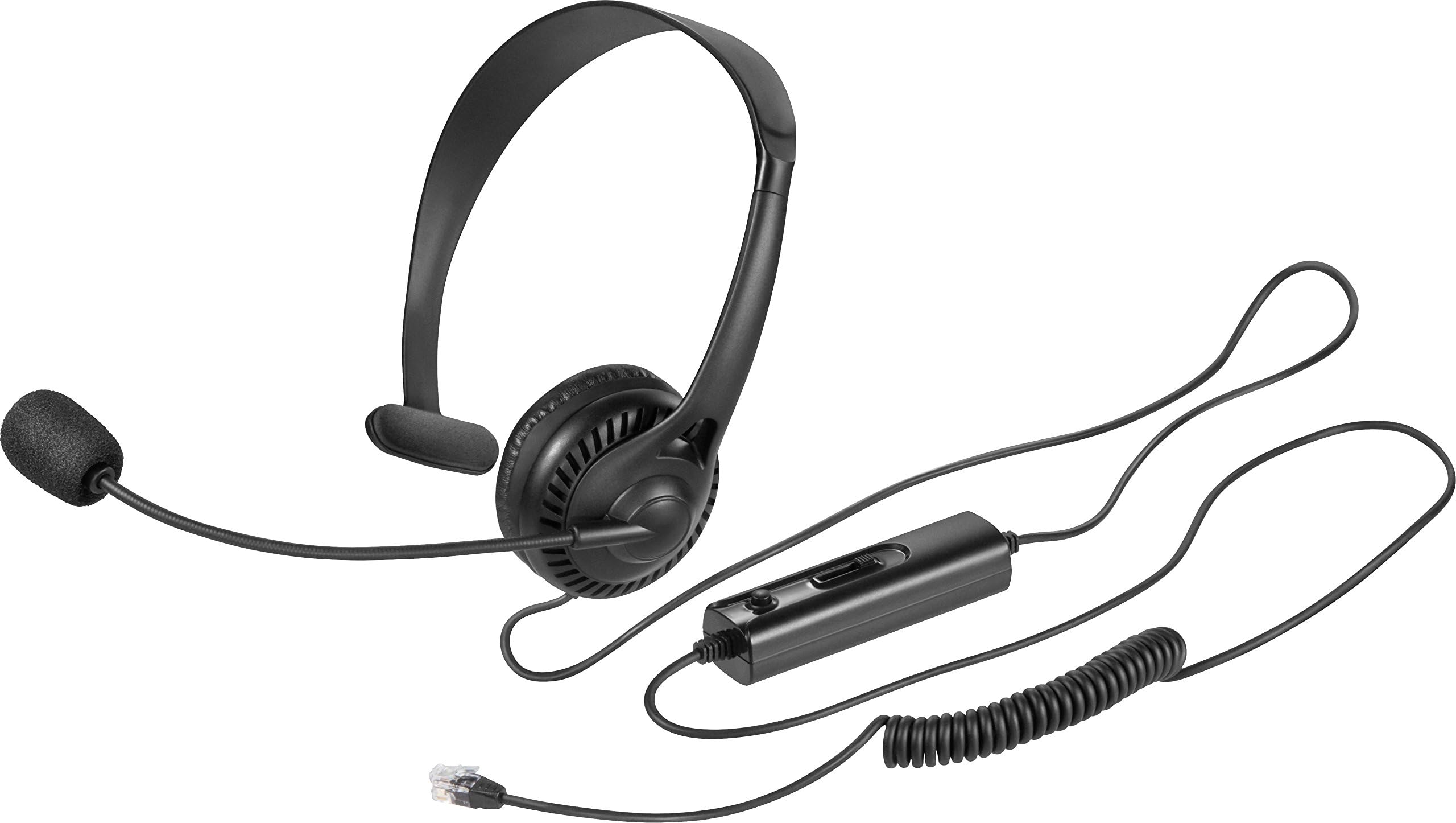 Insignia - Landline Phone Hands-Free Headset