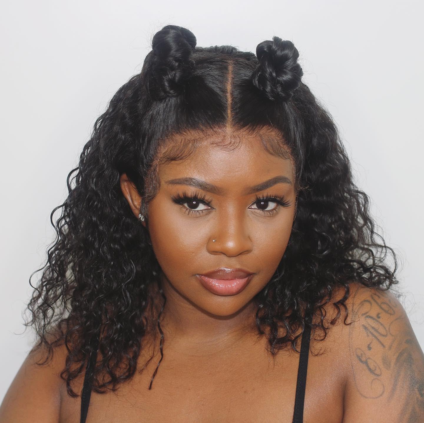 8 Inch Bob Wigs Deep Wave Closure Wig 4x4 Deep Wave Bob Frontal Wig Pre Plucked Deep Wave Lace Front Human Hair Wigs 150% Density Bob Lace Wigs for Women Glueless Bob Wig Black Human Hair