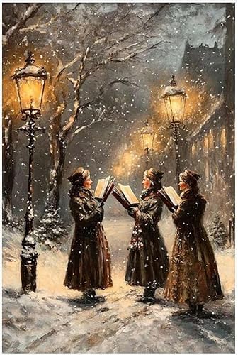 Miniatura 3 de YPF Kits de pintura de diamantes de Navidad para adultos, kits de arte de diamantes para niños, principiantes, bricolaje 5D, taladro completo, arte