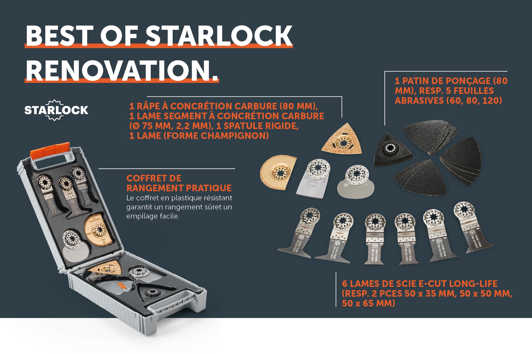 FEIN 35222967060 - Best of Starlock RENOVATION; Best of Starlock RENOVATION, Accessoire, Oscillation