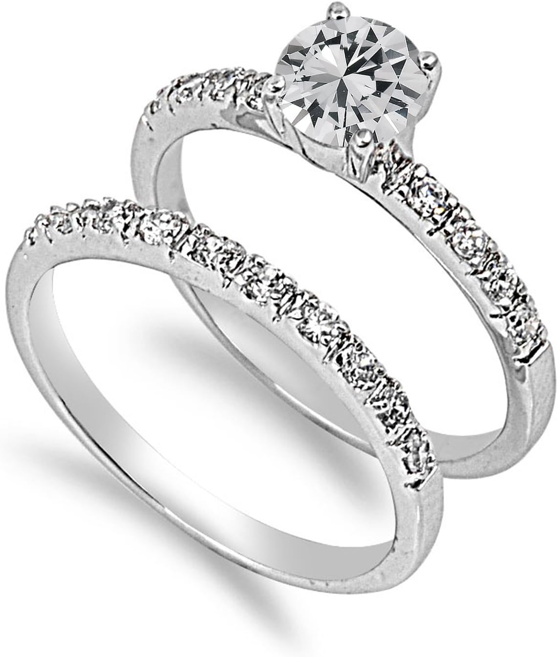 CHOOSE YOUR COLOR Sterling Silver Round Ring