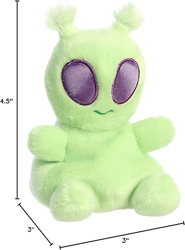 Miniatura 5 de Aurora® Adorable Palm Pals™ Ross Alien™ Animal de peluche, diversión de bolsillo, juego sobre la marcha, verde, 5 pulgadas