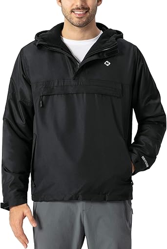 half zip winter coat