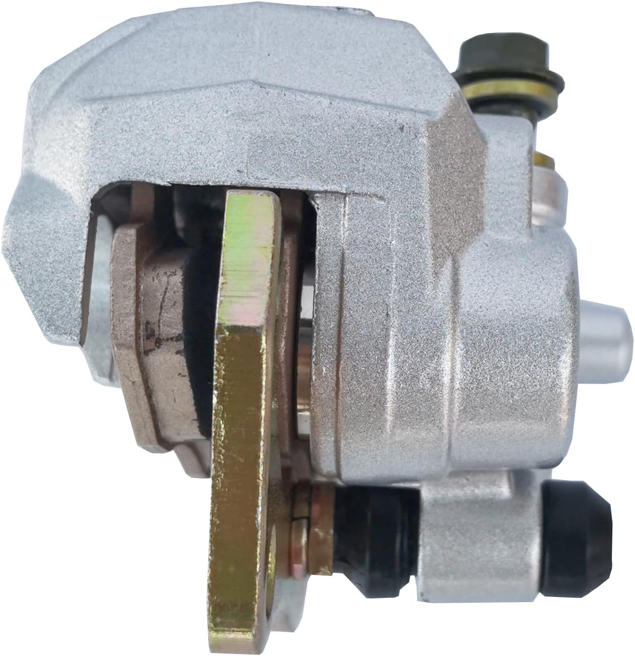 Front Left Right Brake Calipers Set with Pads Compatible with Yamaha Rhino 450 660 700 YXR450 YXR660 YXR700 Replace Part # 5B4-2580T-01-00 5B4-2580U-01-00