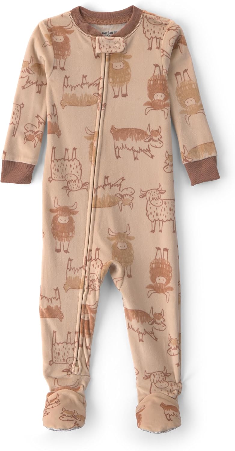 Carter's Baby Boys' 1-piece Fleece Pj