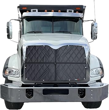 Premium Black Quilted Winter Front Fits Mack Granite