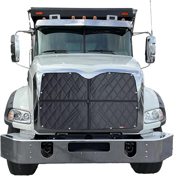 Premium Black Quilted Winter Front Fits Mack Granite