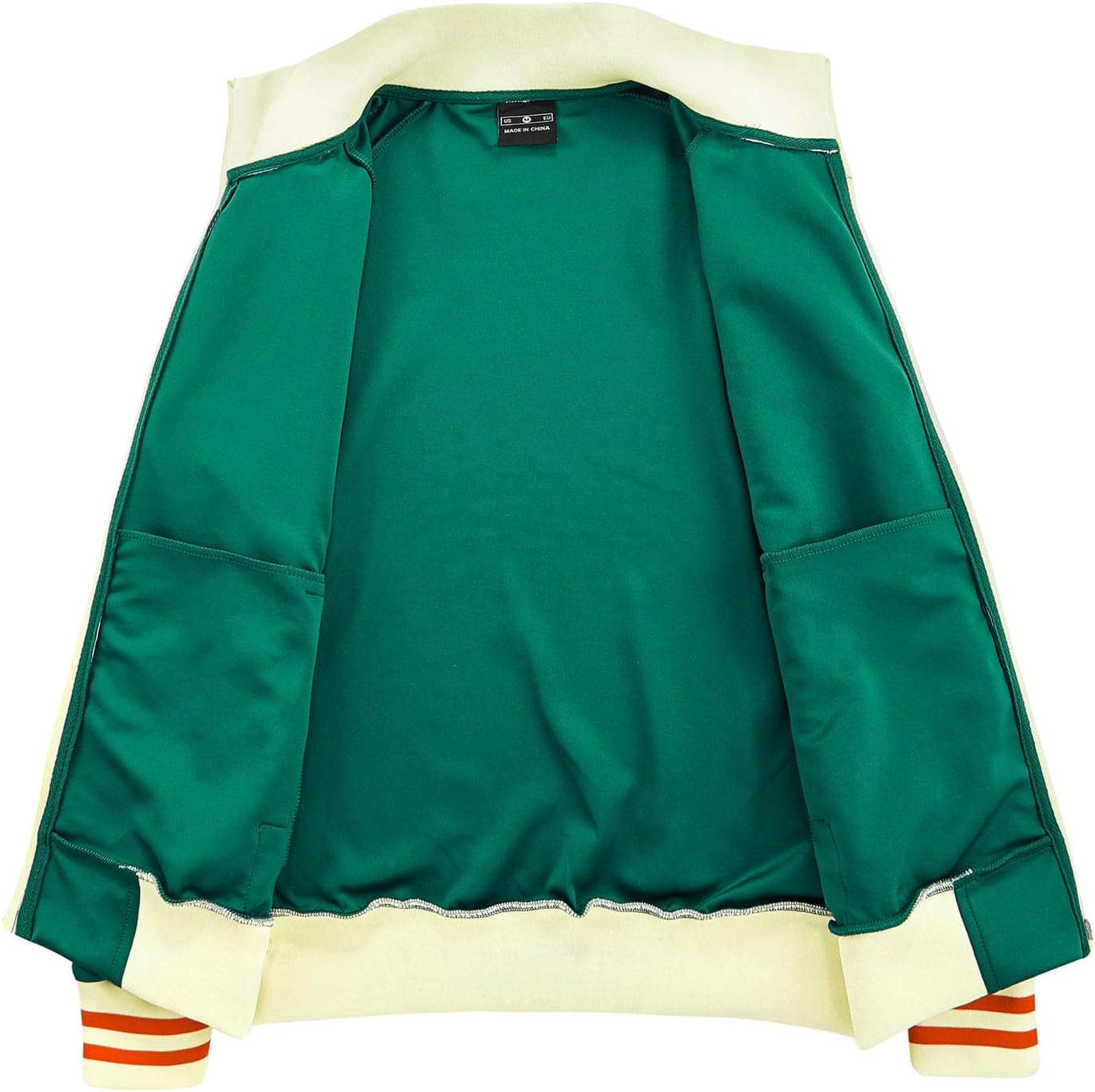 Men's Track Jackets Lightweight Long Sleeve Full Zip Streetwear Tops - Image 4