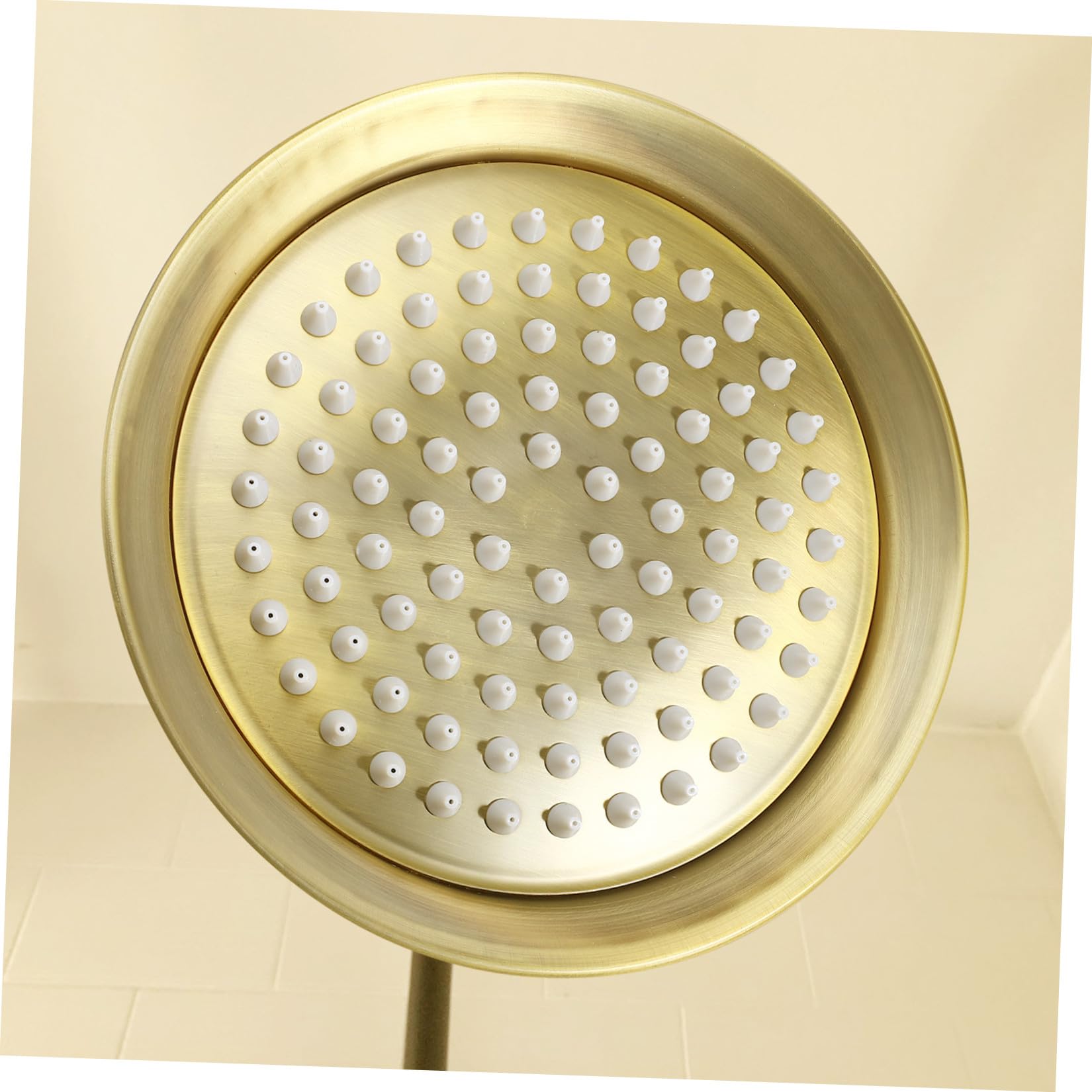 Cabezal de Ducha Retro de Techo Marrón de Acero Inoxidable