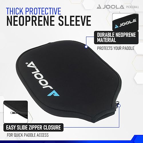 Miniatura 2 de JOOLA - Pala de pickleball Collin Johns o Anna Bright Scorpeus con tecnología de superficie reforzada para mayor potencia y sensación, de fibra de