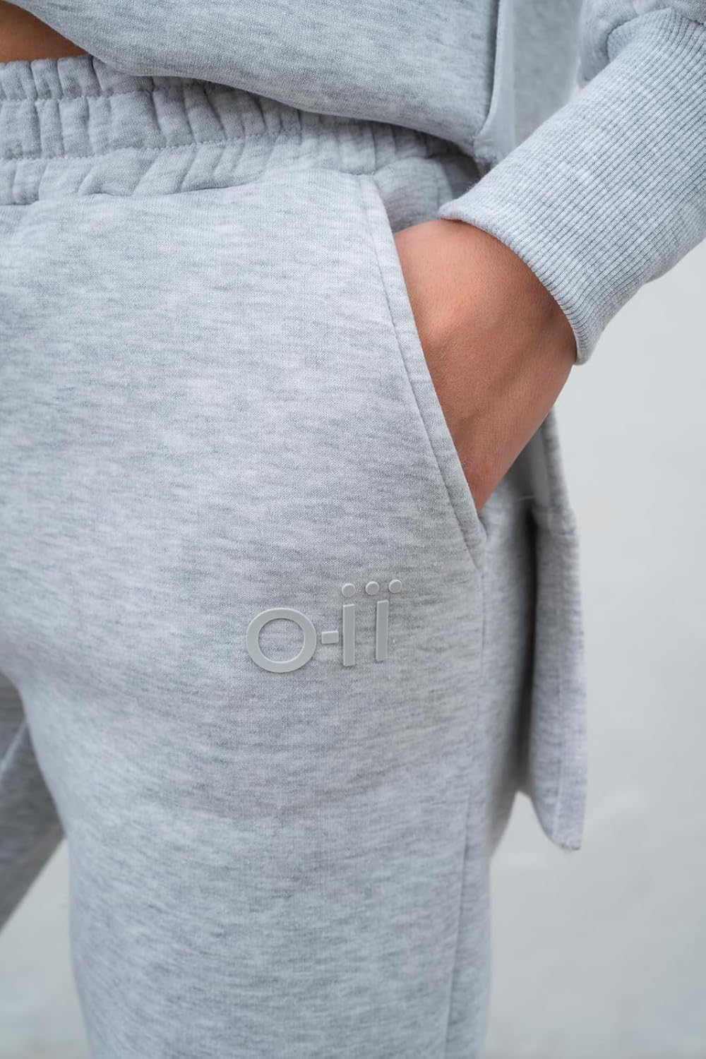 Women’s Oversized Gray Joggers Loose Fit Sweatpants with Pockets, Elastic Waist & Cuffed Ankles SS25 Ukrainian Brand - Image 4