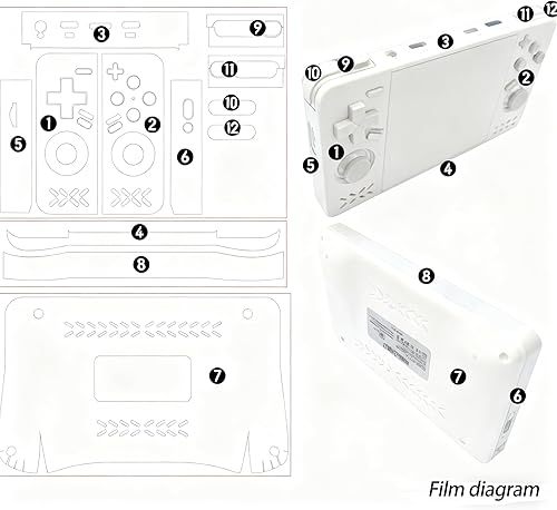 Miniatura 8 de XF40H Handheld Game Console, Retro Gaming Console with 4.0 Inch 4K HD IPS Screen, Support WiFi Online sparing，Preloaded 20,000+ Classic Games-