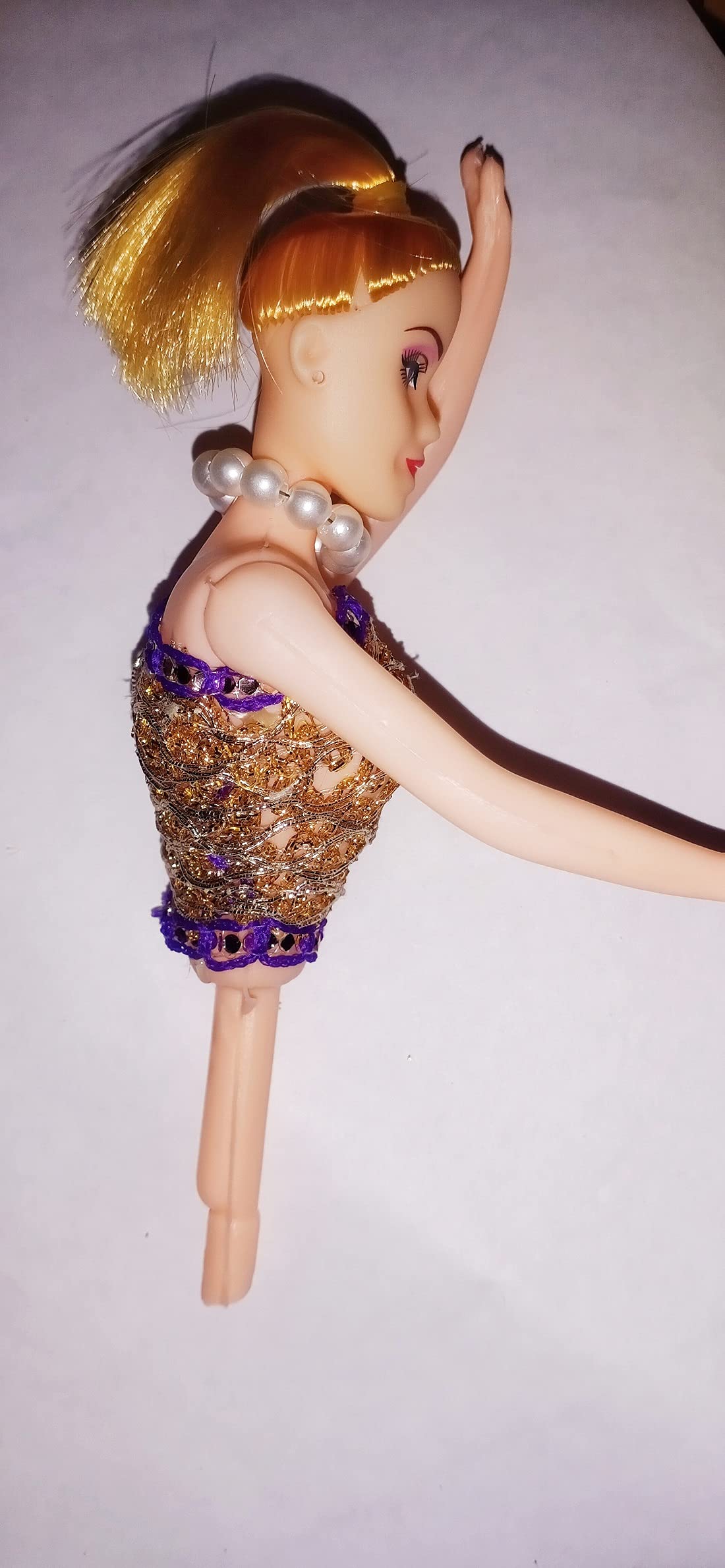 APOLLINE INDIA 1pcs Designer Doll Cake Topper Fondant Plastic Decore Doll Cake Topper Decoration for Cake 2