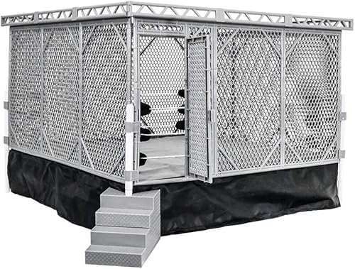 Miniatura 4 de Juego de jaula de acero para anillos de lucha libre Figures Toy Company