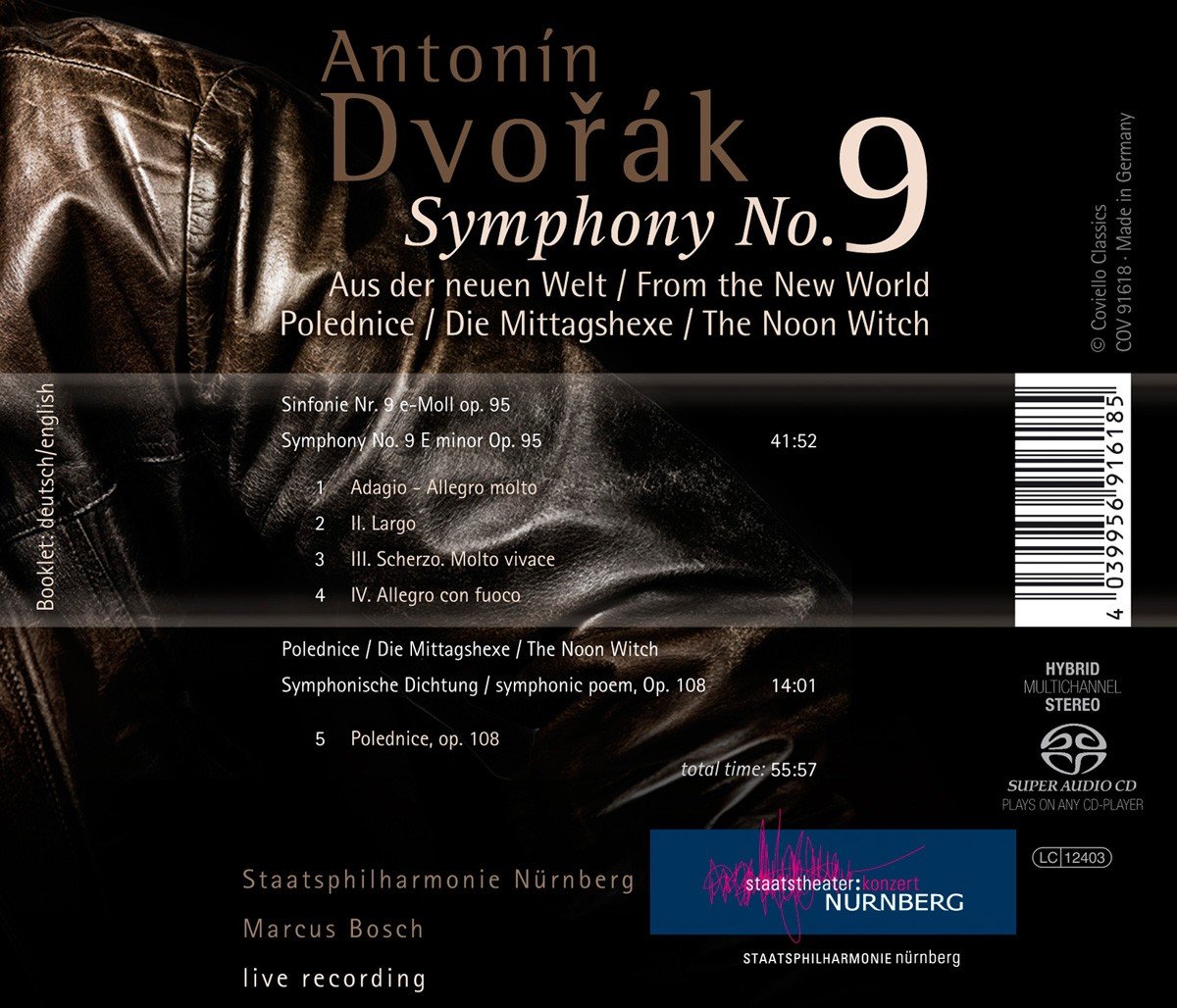 Antonin Dvorak: Symphony No. 9 "From the New World" Recording)