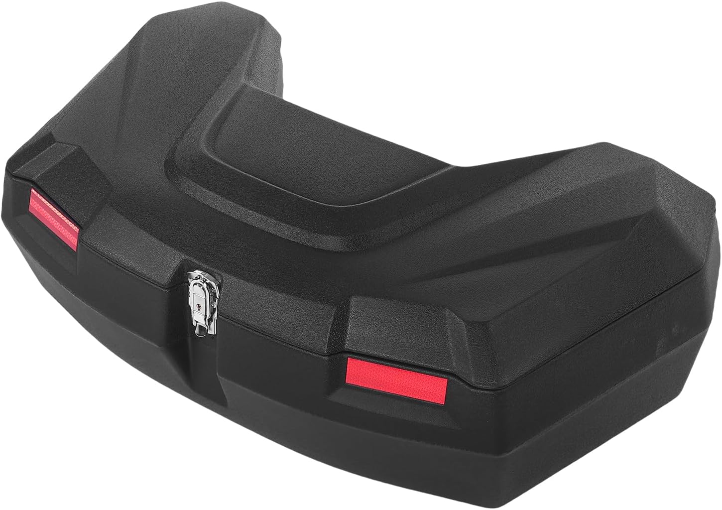 ATV Rear Storage Box, 98L Capacity Rainproof Cargo Box, Padded Backrest Storage with Lock, Ideal for ATV & UTV Rear Rack