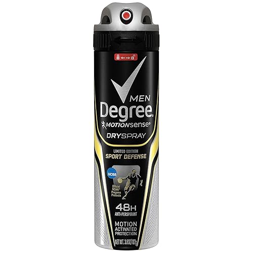 Degree Men Motion Sense Spray antitranspirante, Sport Defense 3.8 oz (paquete de 4)
