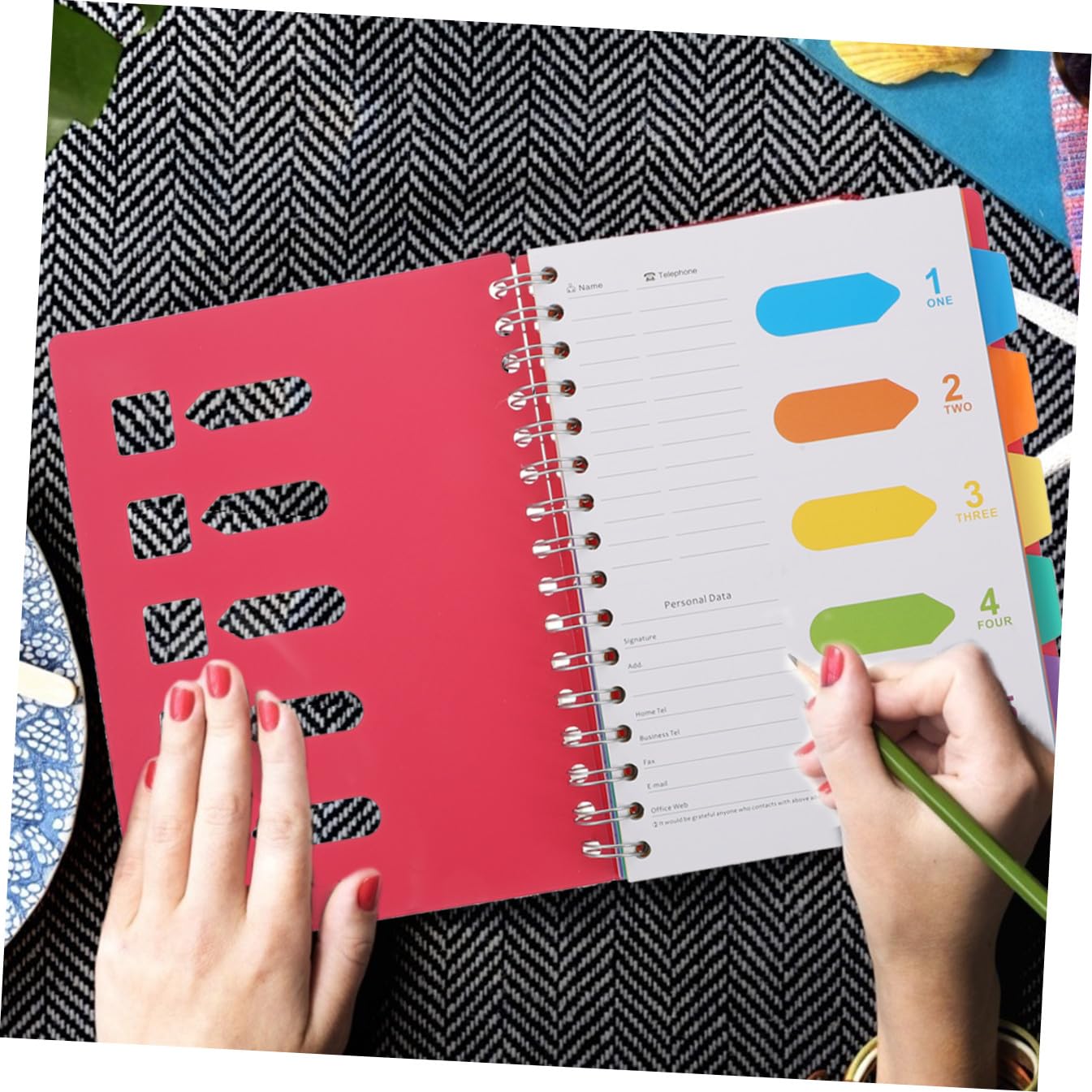 A5 Spiralhefte, Farbige Schreibhefte aus Papier
