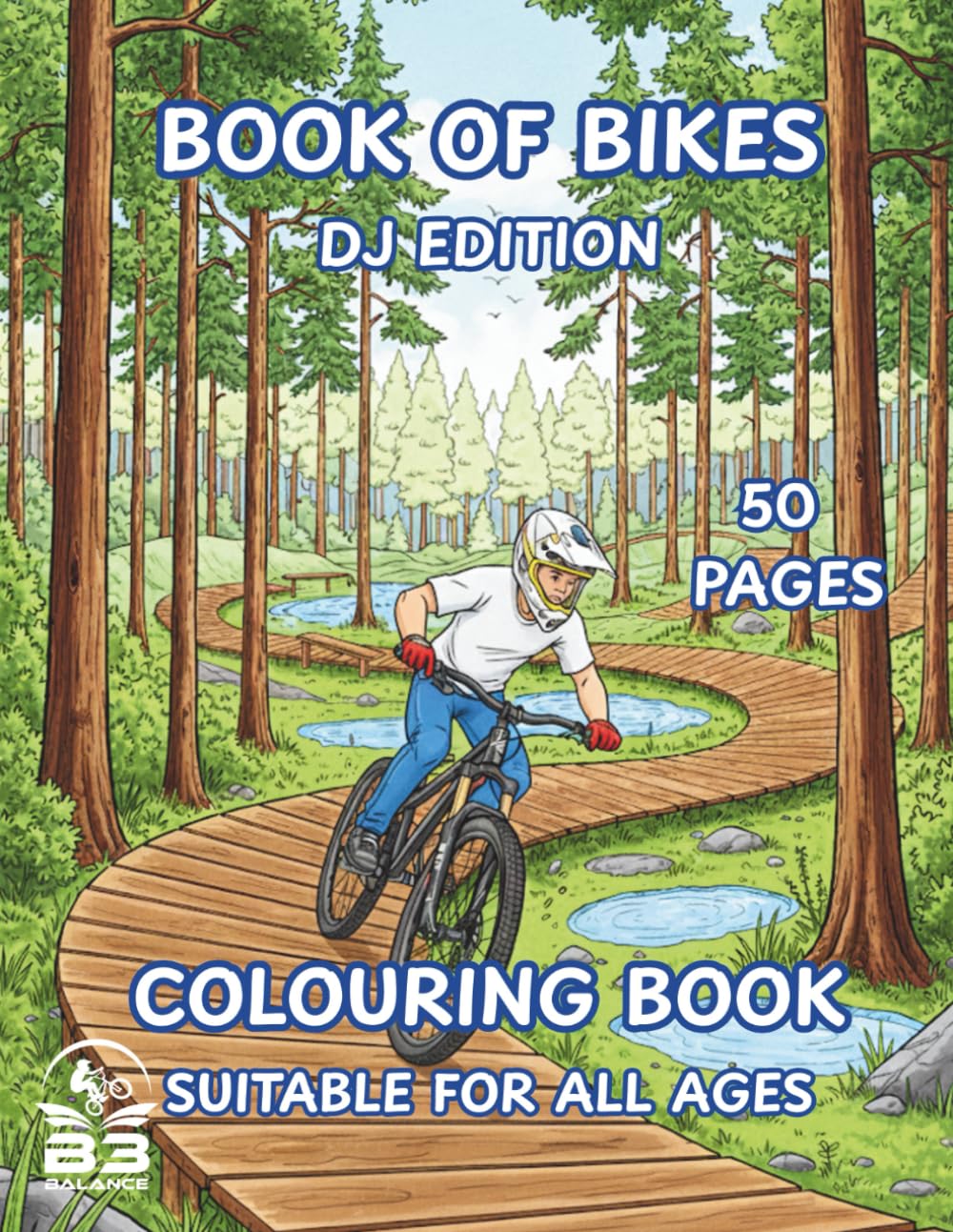 Book of Bikes - DJ Edition: A Creative DJ Colouring & Activity Book for All Ages. Part of the Interactive 'Book of Bikes' Series.
