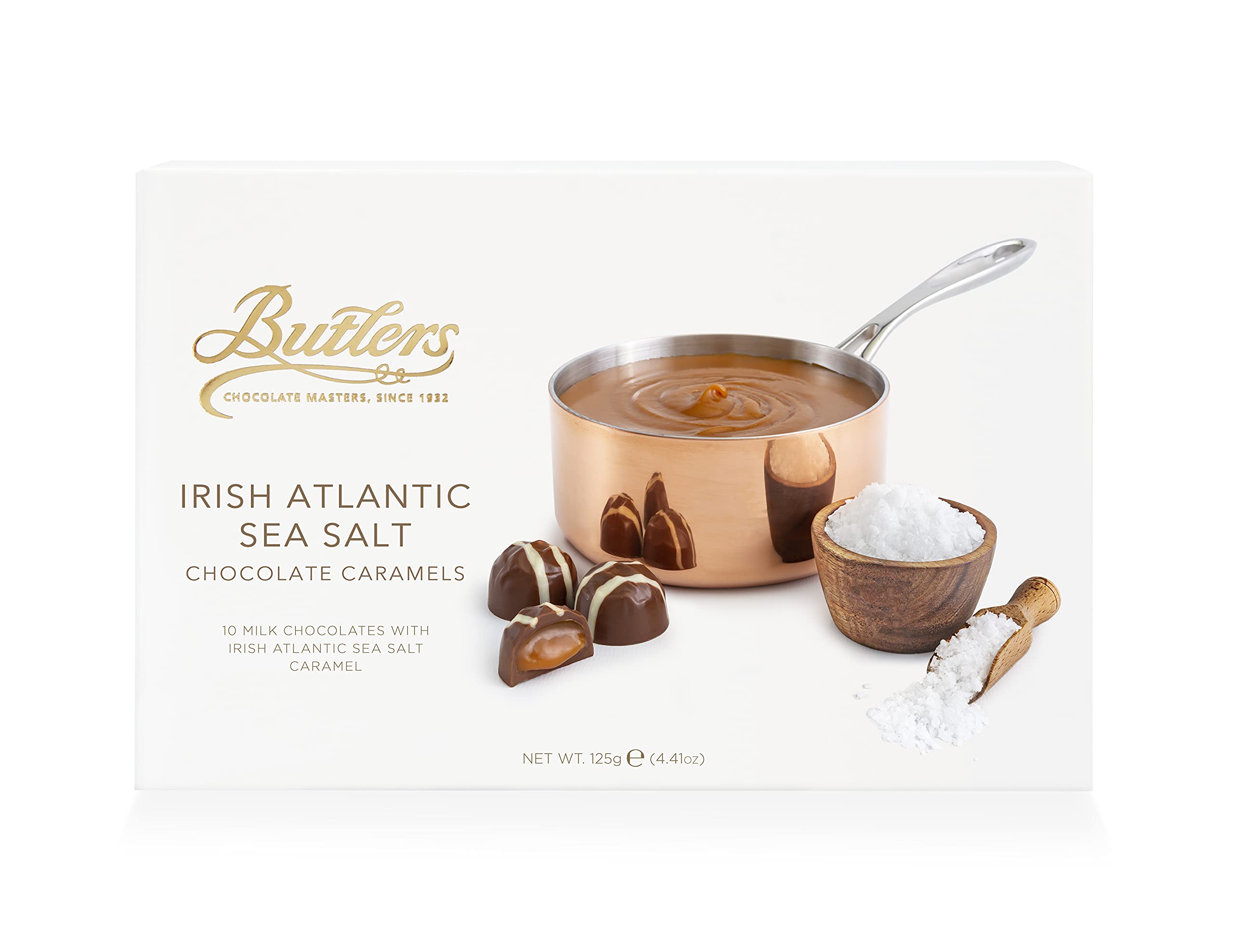 BUTLERSAtlantic Sea Salt Caramels 125 g (Pack of 1)