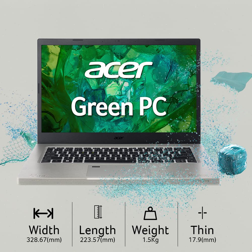 acer Aspire Vero 13th Gen Intel Core i5 Eco-Friendly Laptop (16 GB