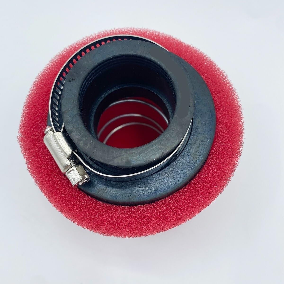 に適合 2 個 37 ミリメートル - 39 ミリメートルストレートレッドフォームエアフィルターフィット 125cc-150cc A