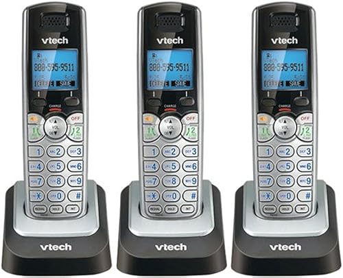Vtech DS6101 Auriculares inalámbricos de dos líneas para DS6151 (paquete de 3)