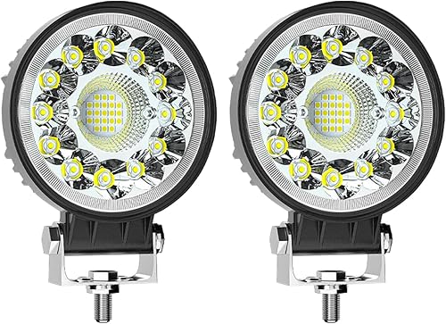 Miniatura 1 de Luces LED de 4 pulgadas, 99 W, redondas, 24000 lm, luz de inundación, combo de luz de trabajo LED, luz de conducción, luces antiniebla para