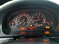 Vista 2 de Anillo cromado del panel de instrumentos, calibre del velocímetro, apto para BMW E39 M5 M 5 Series E38 E53 X 5