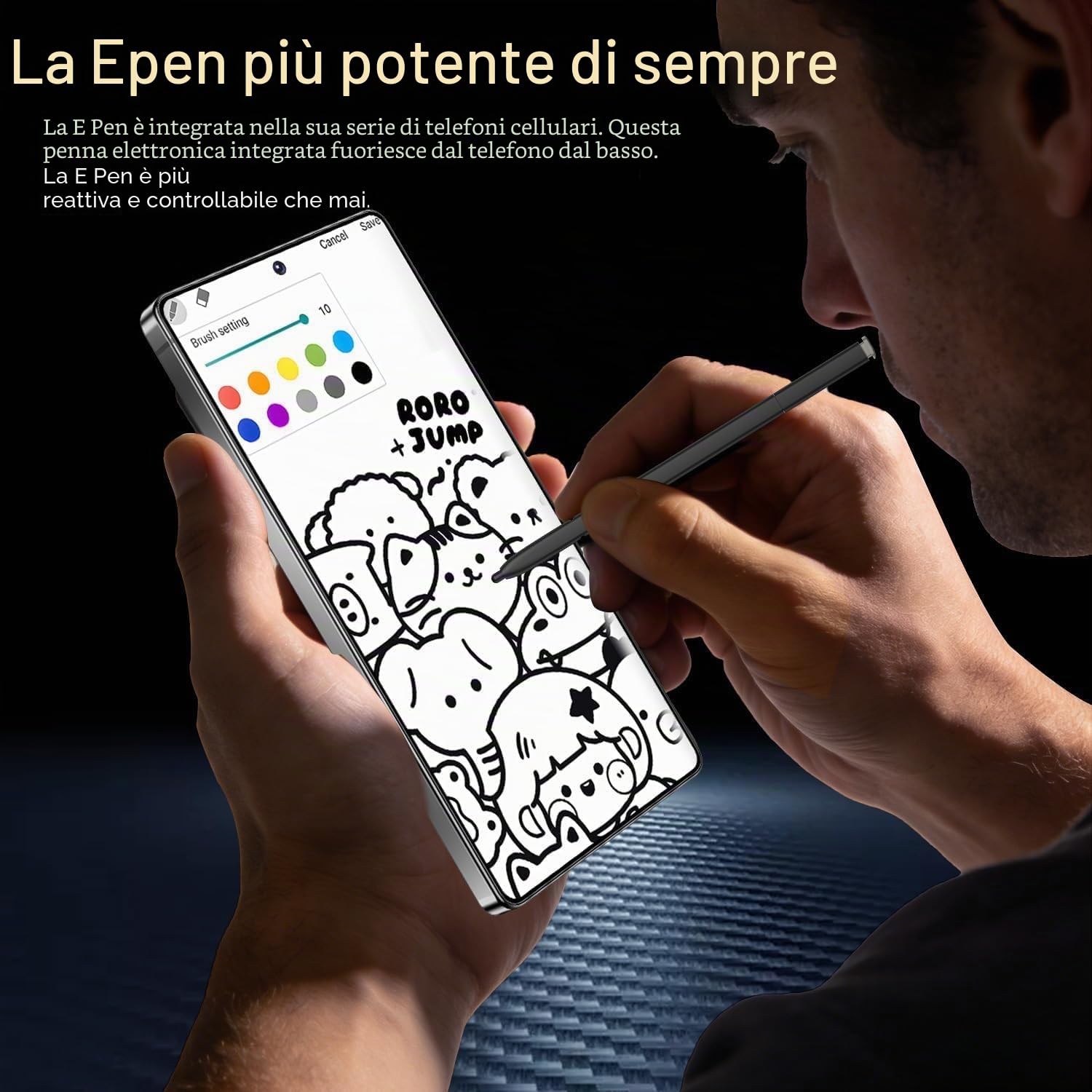 Smartphone Android 15 5G C26Ultra | Display da 6,8 pollici | 8 GB di RAM + 256 GB di memoria interna (espandibile fino a 128 GB) | Doppia SIM | Doppia fotocamera | Riconoscimento facciale | Viola