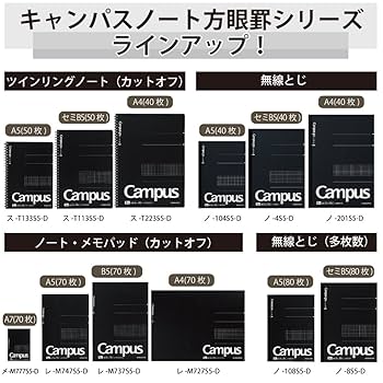 Amazon.com : KOKUYO Composition Notepad, 1 Pack Campus A5