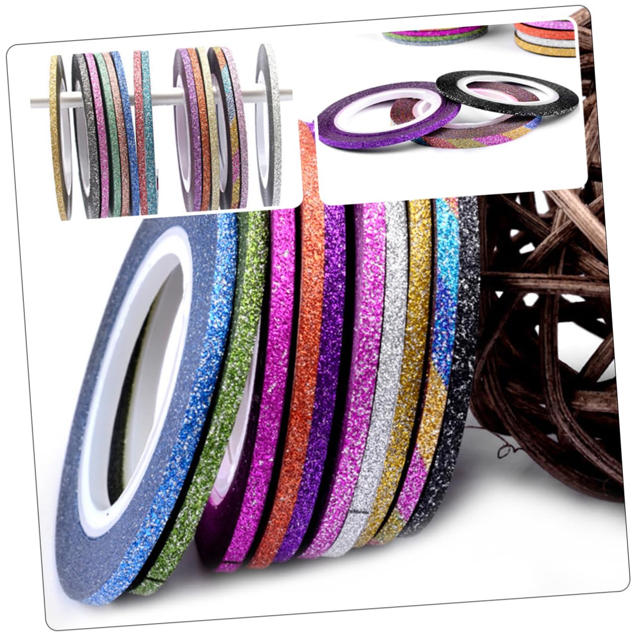 Beavorty 150piezas Cinta De Nail Art Striping Tape Para Decoración De Uñas Para Mujeres y