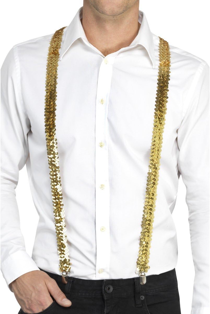 Sequin Braces Gold