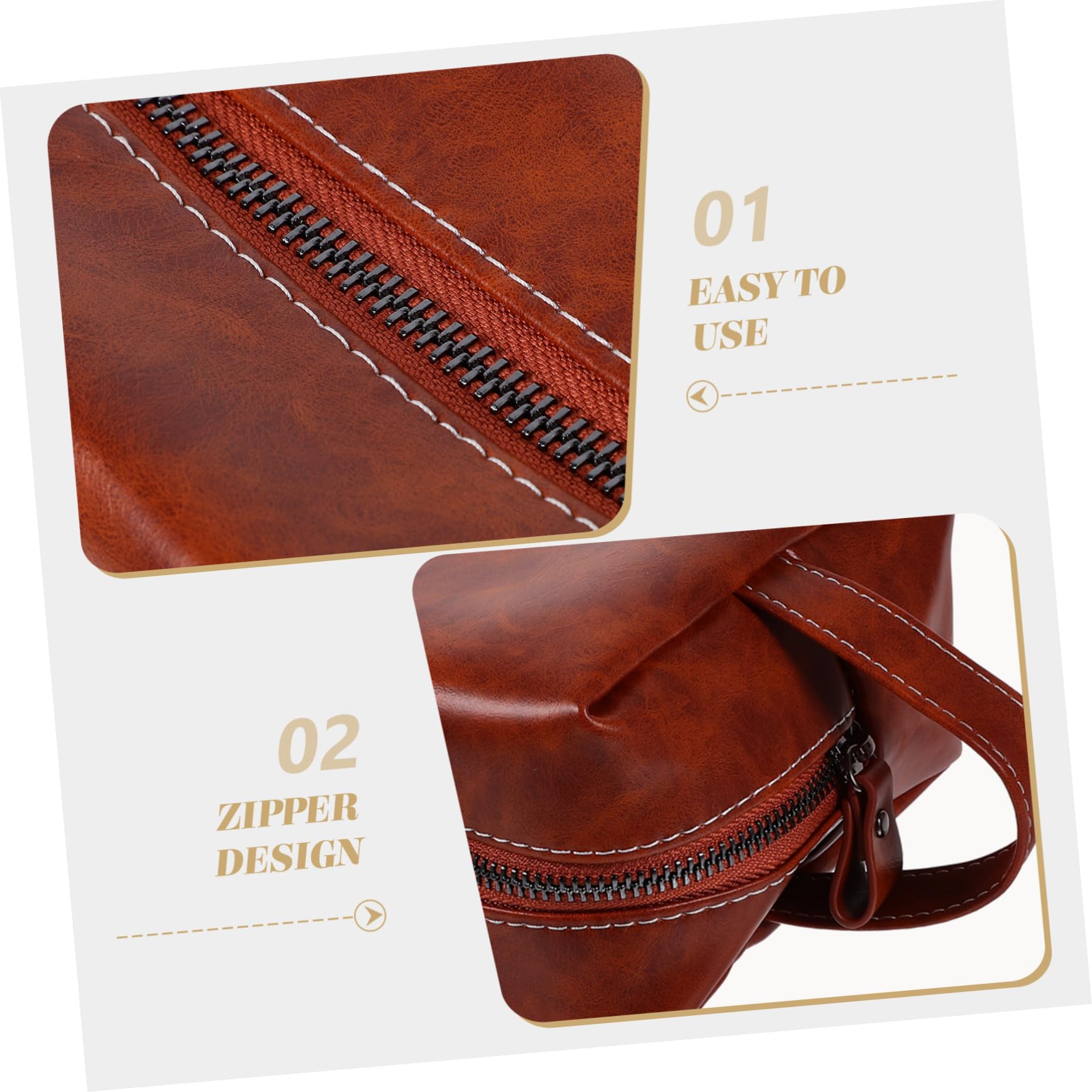 Kit de Maquillaje Neceser Vintage de Cuero PU para Hombres y Mujeres, Ligero Gran Capacidad, Adecuado para Viajes y Almacenamiento de Artículos de Tocador