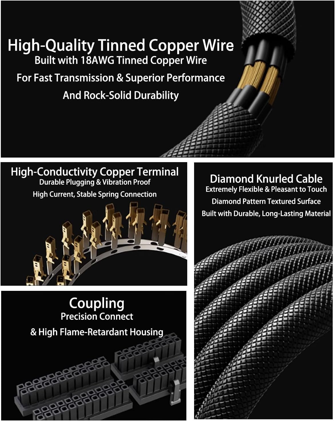 24Pin Motherboard Power Extension Cable with ARGB Extension Cable PC 90-Degree Design. This Power Extension Cable is Suitable for Male and Female interfaces of Various Motherboards and Power Supplies