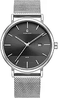 Relógio Masculino De Pulso Minimalista Quartzo Analógico Aço Inoxidável 40mm Vanglore Selecty 3288a