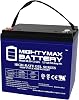 Mighty Max Battery 12V 55AH GEL Battery for Quickie V100, P110, P190 Wheelchairs