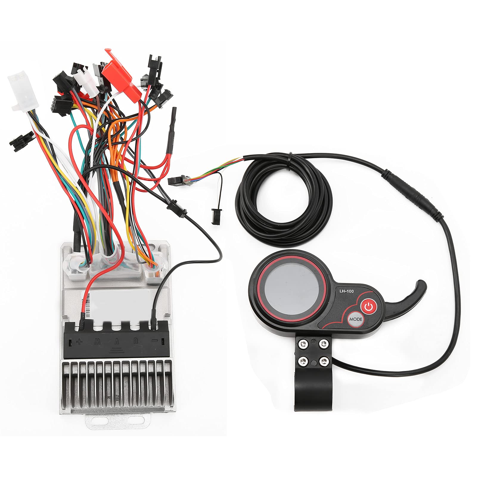 Elektryczny sterownik bezszczotkowy silnik rowerowy 34V 48V 500 W Fala Sinusoły LCD Wyświetlacz sterujący z przełącznikiem aluminium trwałym dla E dla E rower 14 cm 8,5 cm 4 cm