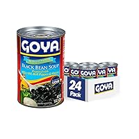 Vista 1 de Goya Foods - Sopa de frijoles negros reducida en sodio, 15 onzas (paquete de 24)