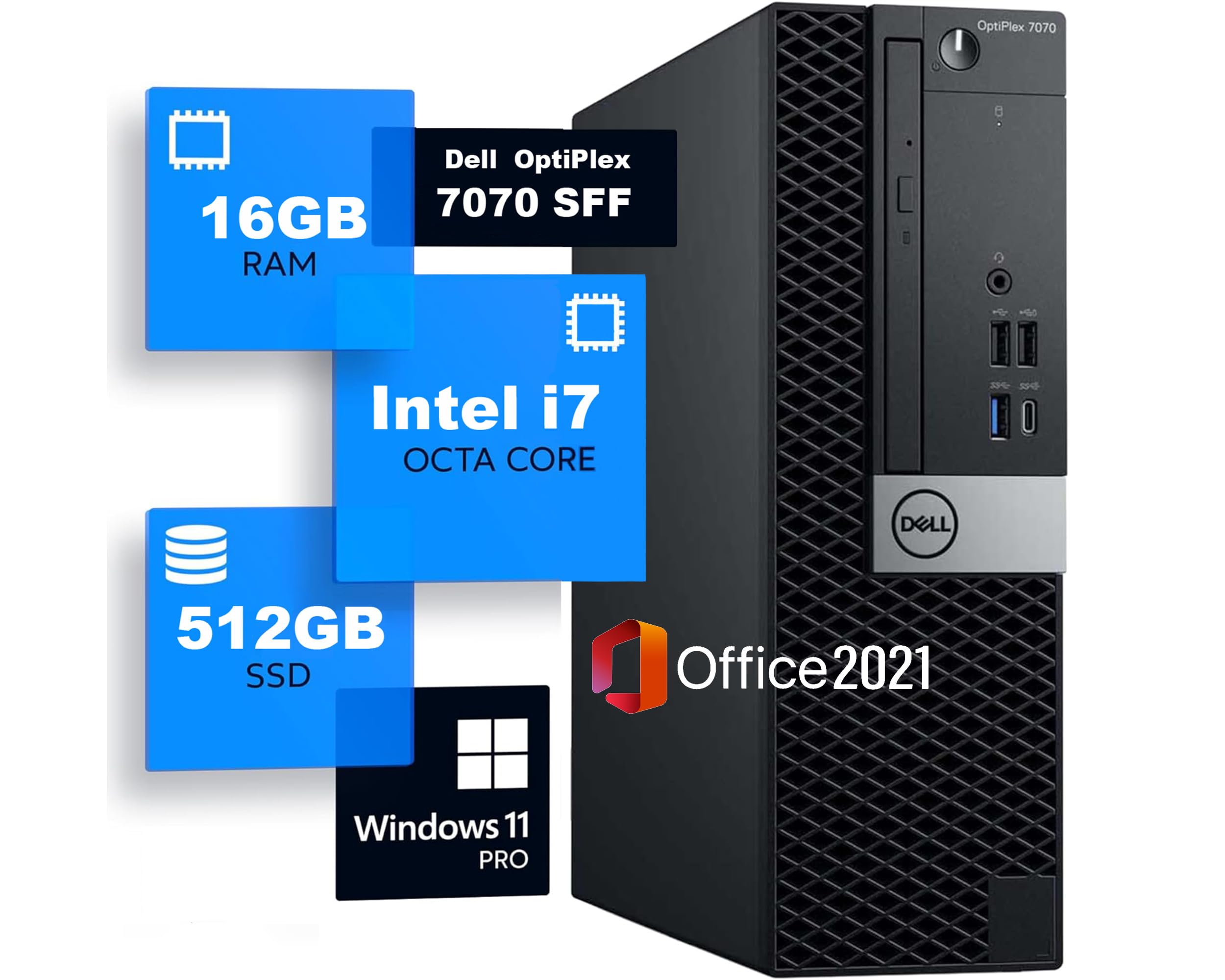 高性能 Dell OptiPlex 第9世代 i7 SSD+HDD 16GB Amazon | DELL OptiPlex 7070 SFF 第9世代 i7 メモリ 16GB / SSD:512GB