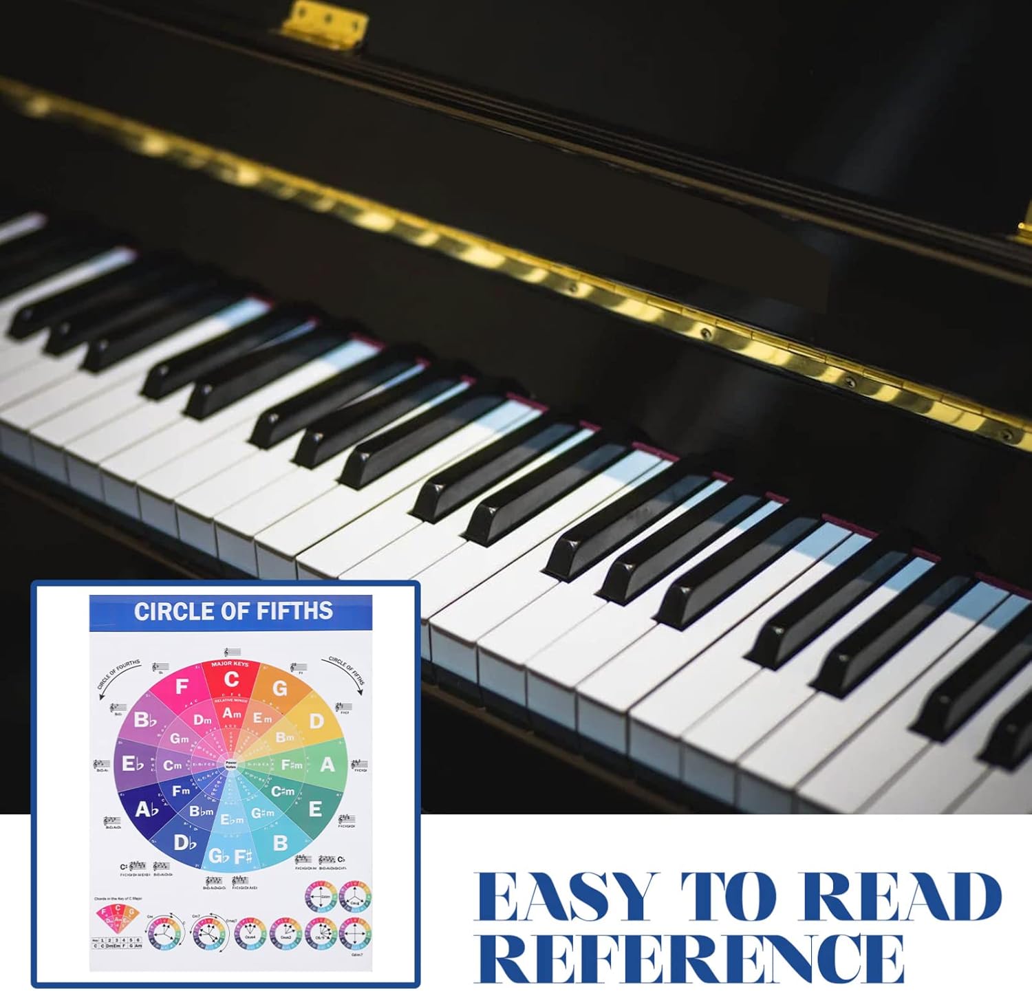 SUPVOX piano player chords chart circle of fifths Australia | Ubuy