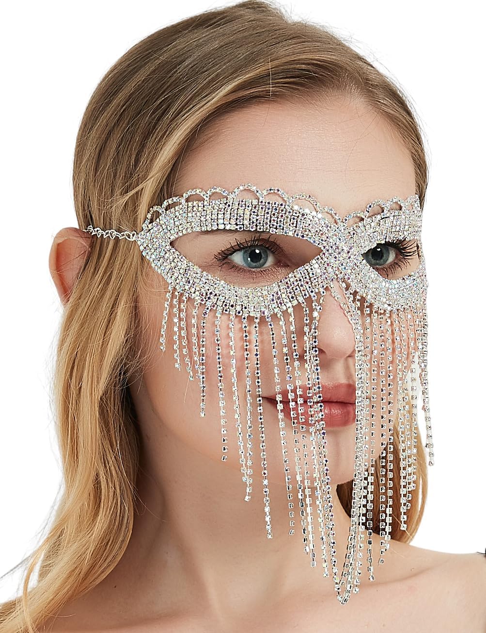 Astage Lady Cosplay Belly Dance Jewelry Coin Veil Halloween Dance Play Accessories