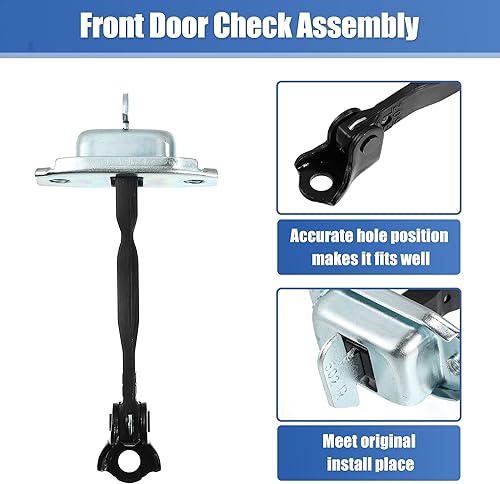 Miniatura 5 de X AUTOHAUX Limitador de la correa de retención de la puerta delantera izquierda 68620-02061 para Toyota Prius 2004-2009 para Toyota Corolla Matrix